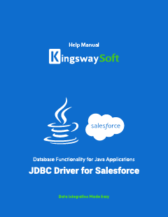 KingswaySoft - Salesforce JDBC Driver Pack Data Sheet