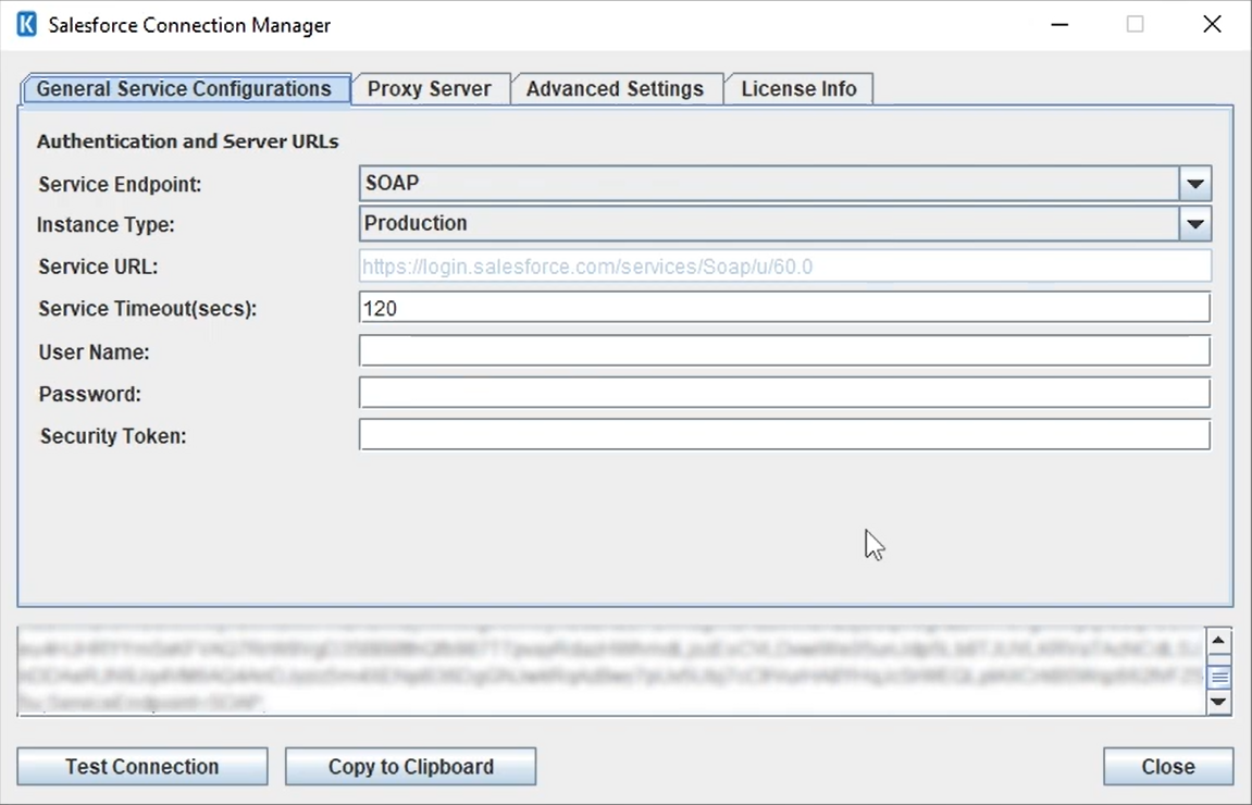 Salesforce JDBC Driver Connection Manager